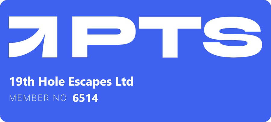 Protected Trust Services member badge for 19th Hole Escapes Ltd, member number 6514