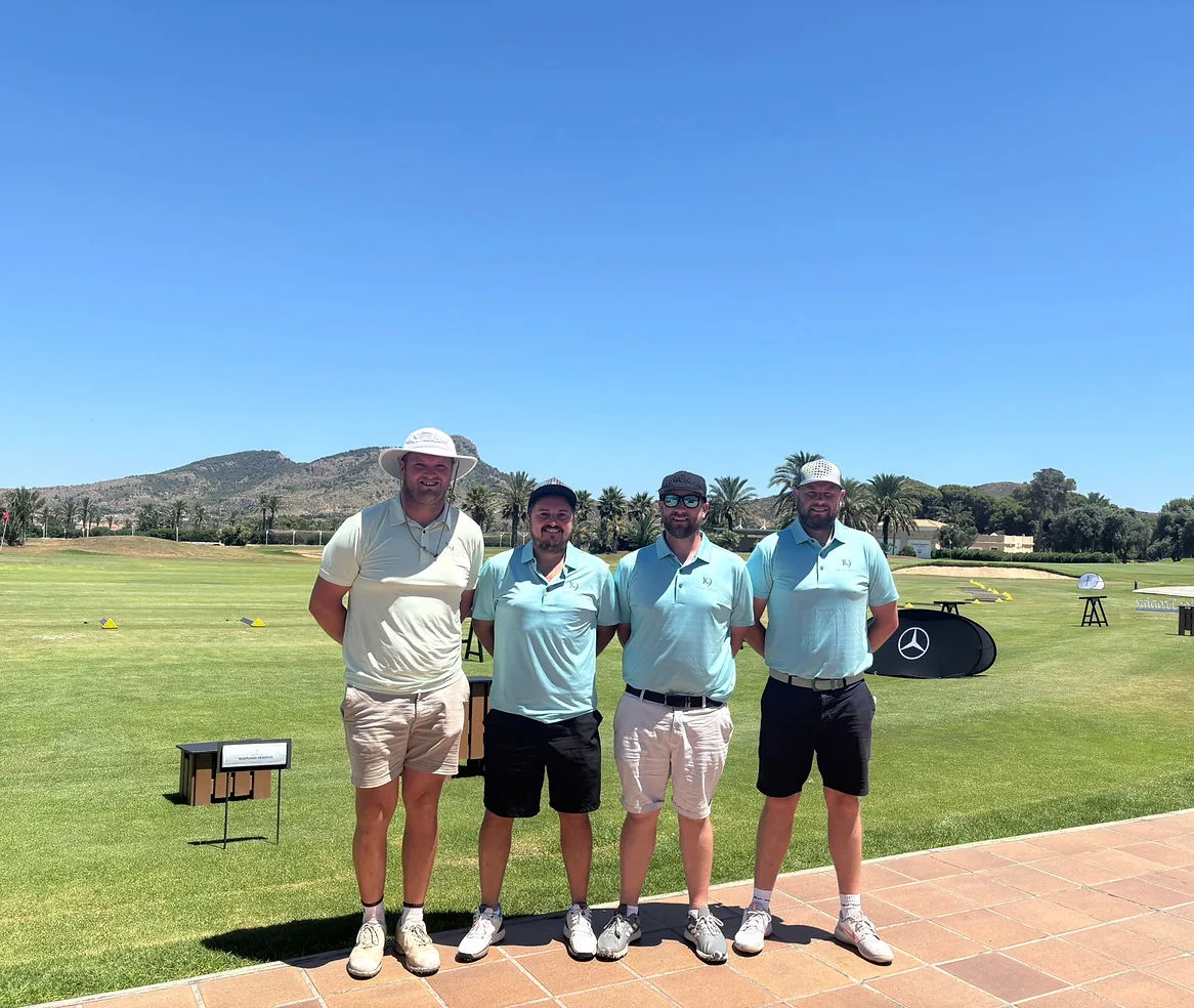 Golf group at La Manga, pictured on the 19th Hole Escapes About page