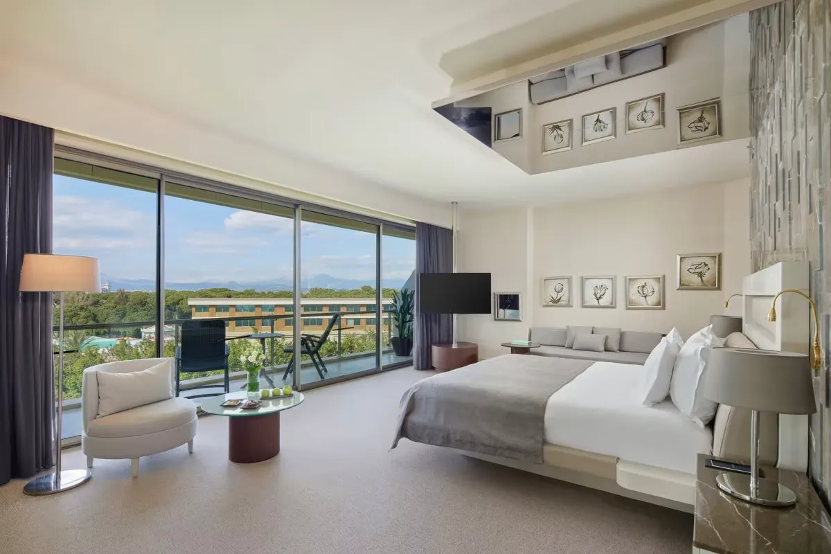 Maxx Royal Belek Golf Resort · Example room and terrace